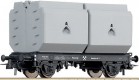 46115 Roco Flat car with 2 bulk containers &quot;Preussag&quot;